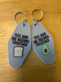 MOTEL STYLE KEYCHAIN