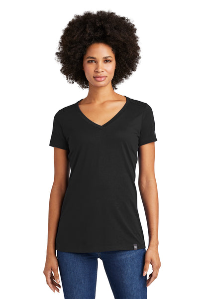 NEW ERA LADIES HERITAGE BLEND V-NECK TEE