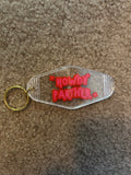 MOTEL STYLE KEYCHAIN