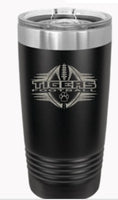 FHS FOOTBALL 20 OZ. INSULATED TUMBLER WITH SLIDER LID