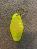 MOTEL STYLE KEYCHAIN