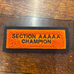 CHENILLE SECTION AAAAA CHAMPION BAR