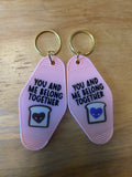 MOTEL STYLE KEYCHAIN