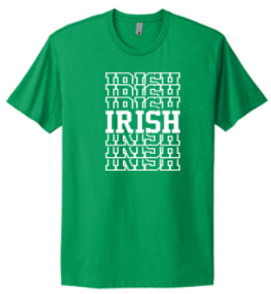 IRISH NEXT LEVEL UNISEX COTTON T-SHIRT - SHADOW