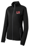 LN BOYS SWIM & DIVE LADIES SPORT-WICK STRETCH CONTRAST FULL ZIP JACKET