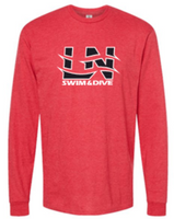 LN BOYS SWIM & DIVE HEAVYWEIGHT JERSEY LONG SLEEVE T-SHIRT