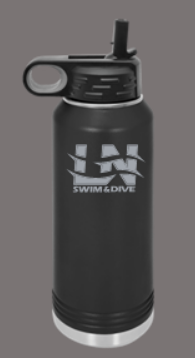LN BOYS SWIM & DIVE POLAR CAMEL 32 OZ. ENGRAVED WATER BOTTLE