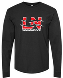 LN BOYS SWIM & DIVE HEAVYWEIGHT JERSEY LONG SLEEVE T-SHIRT