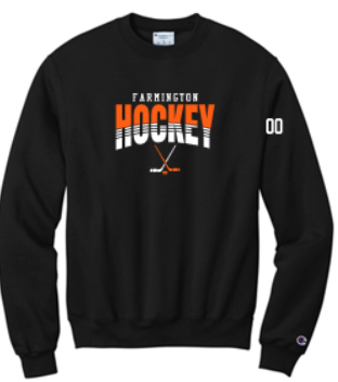 MITE 2 ORANGE CHAMPION POWERBLEND CREWNECK SWEATSHIRT