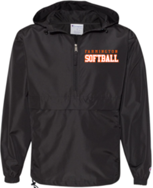 FHS SOFTBALL PLAYER CHAMPION PACKABLE 1/4 ZIP JACKET