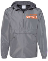 FHS SOFTBALL PLAYER CHAMPION PACKABLE 1/4 ZIP JACKET