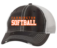 FHS SOFTBALL DIRTY WASHED MESH CAP