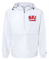 SJU LACROSSE EMBROIDERED CHAMPION PACKABLE 1/4 ZIP JACKET