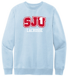 SJU LACROSSE EMBROIDERED VIT FLEECE CREWNECK OR HOODED SWEATSHIRT