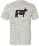 JR CATTLE UNISEX POLY/COTTON SHORT SLEEVE TEE