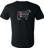 JR CATTLE UNISEX POLY/COTTON SHORT SLEEVE TEE