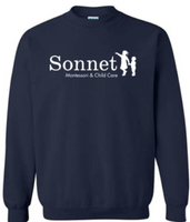 SONNET ADULT HEAVY BLEND CREWNECK SWEATSHIRT-INDIGO OR NAVY