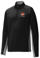 FARMINGTON VOLLEYBALL CLUB SPORT-WICK STRETCH CONTRAST 1/4 ZIP PULLOVER