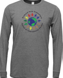 DIAMOND PATH UNISEX TRI-BLEND T-SHIRT LONG SLEEVED