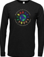 DIAMOND PATH UNISEX TRI-BLEND T-SHIRT LONG SLEEVED