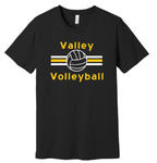 VALLEY VOLLEYBALL 50/50 COTTON/POLY TEE