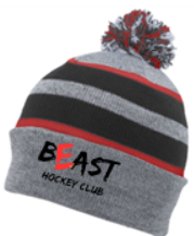 BEAST HOCKEY KNIT FOLD OVER POM-POM BEANIE