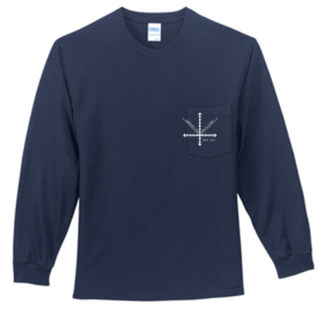 FHS MATH TEAM LONG SLEEVE POCKET T-SHIRT