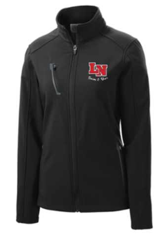 LN GIRLS SWIM & DIVE LADIES WELDED SOFT SHELL JACKET