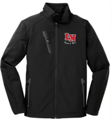 LN GIRLS SWIM & DIVE ADULT WELDED SOFT SHELL JACKET
