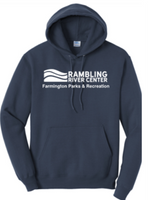RAMBLING RIVER CENTER HOODED SWEATSHIRT