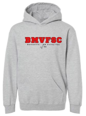 BMVFSC YOUTH HOODED SWEATSHIRT - GREY