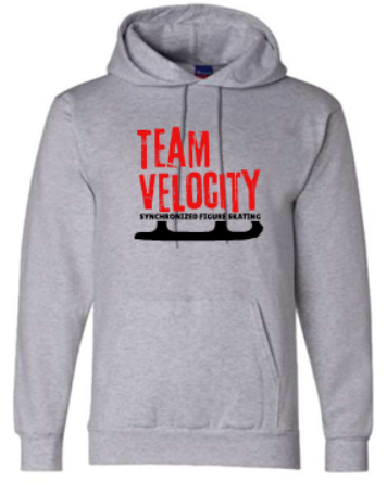 BMVFSC ADULT TEAM VELOCITY SKATE POWERBLEND HOODED SWEATSHIRT