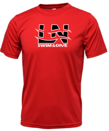 LN BOYS SWIM & DIVE MEN'S XTREME-TEK T-SHIRT