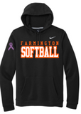 FHS SOFTBALL "TEAM" EMBROIDED NIKE CLUB HOODIE