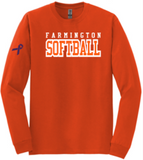 FHS SOFTBALL 50/50 COTTON/POLY LONG SLEEVE TEE