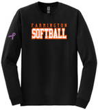 FHS SOFTBALL 50/50 COTTON/POLY LONG SLEEVE TEE