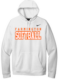 FHS SOFTBALL EMBROIDERED NIKE CLUB HOODIE