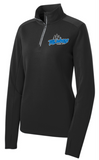 THE WOODS WOMEN'S SPORT-WIK TEXTURED 1/4 ZIP