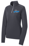 THE WOODS WOMEN'S SPORT-WIK TEXTURED 1/4 ZIP
