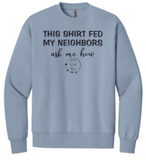 GRACE FILLED TABLE ADULT HEAVYWEIGHT SWEATSHIRT (3 colors available)
