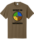 DISTRICT 196 MATHEMATICS CORE COTTON TEE (8 COLORS)
