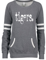 LADIES VARSITY FLEECE CREWNECK PULLOVER