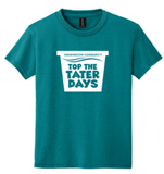 TOP THE TATER DAYS ADULT 50/50 COTTON/POLY TEE (3 COLORS AVAILABLE)