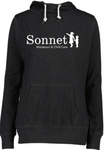 SONNET LADIES LONG SLEEVE FUNNEL NECK HOODED TEE