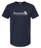 SONNETT UNISEX FINE JERSEY T-SHIRT-5 COLORS AVAILABLE