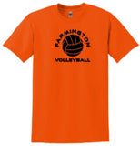 FARMINGTON VOLLEYBALL CLUB YOUTH 50/50 COTTON/POLY TEE