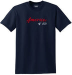 AMERICA EST. 1776 YOUTH 50/50 COTTON/POLY TEE