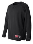 RAWLINGS FLATBACK MESH FLEECE LONG SLEEVE PULLOVER
