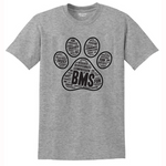 BOECKMAN PAW YOUTH 50/50 COTTON/POLY TEE