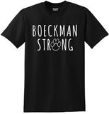 BOECKMAN STRONG 50/50 COTTON/POLY TEE